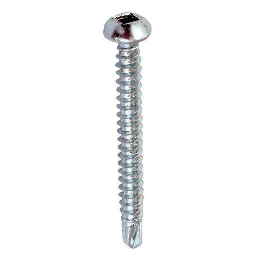 Griptorq Self Drilling Round Head Square Drive ZP 8 x 1 1/2” 200 Pack