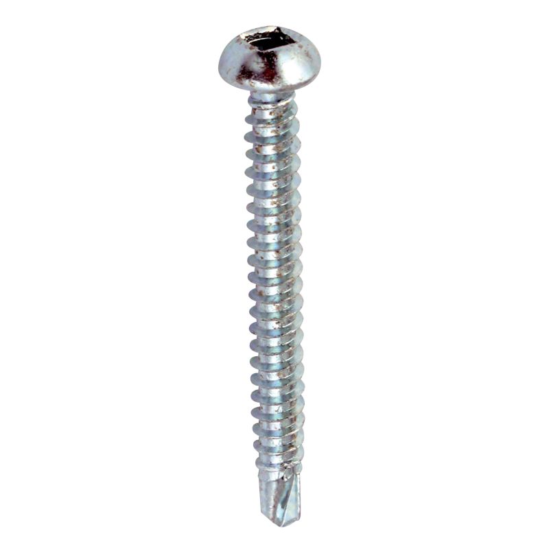 Griptorq Self Drilling Screws Round Square Drive BZP 8 x 1 1/4” 200 Pack