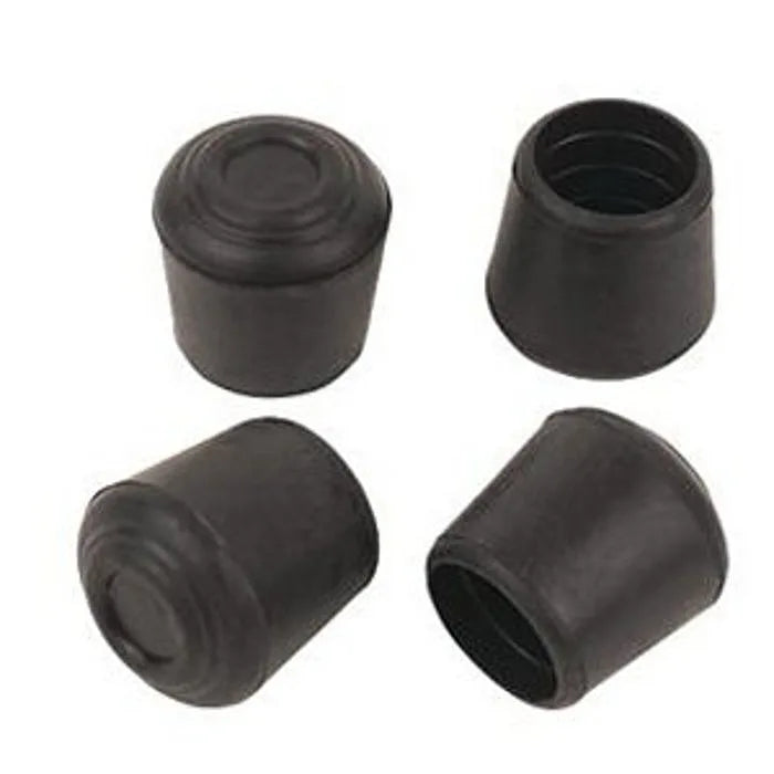 Select Hardware Rubber Leg Tips Black 4 Pack