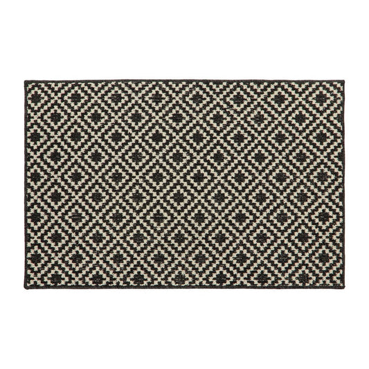 JVL Everley Indoor Rug 80x120cm Black