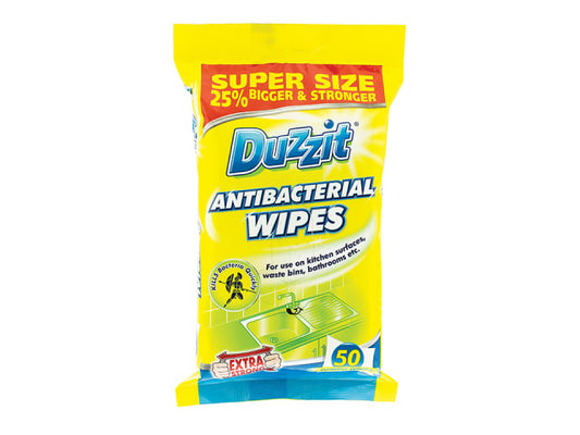 151 Duzzit Antibacterial Wipes 50 Pack