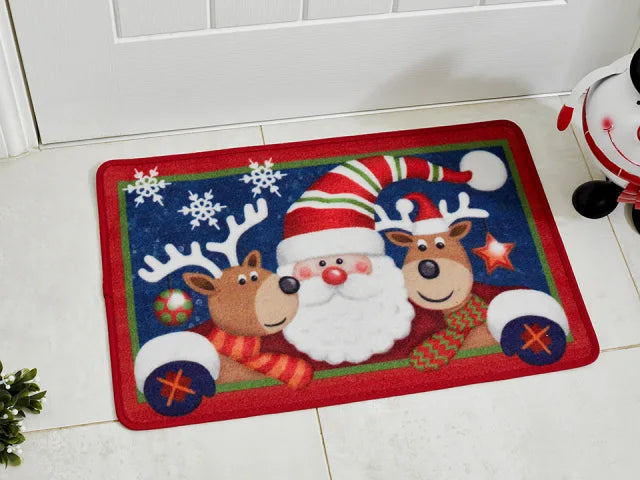 Three Kings Santa & Friends Door Mat