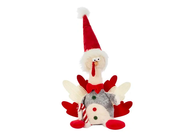 Three Kings Festive Larry Legs Turkey Plush 50cm