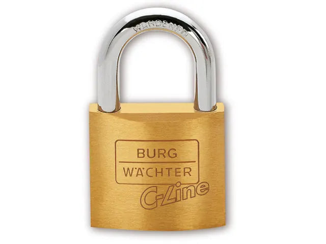 Burg Wachter Standard Brass Padlock 30mm