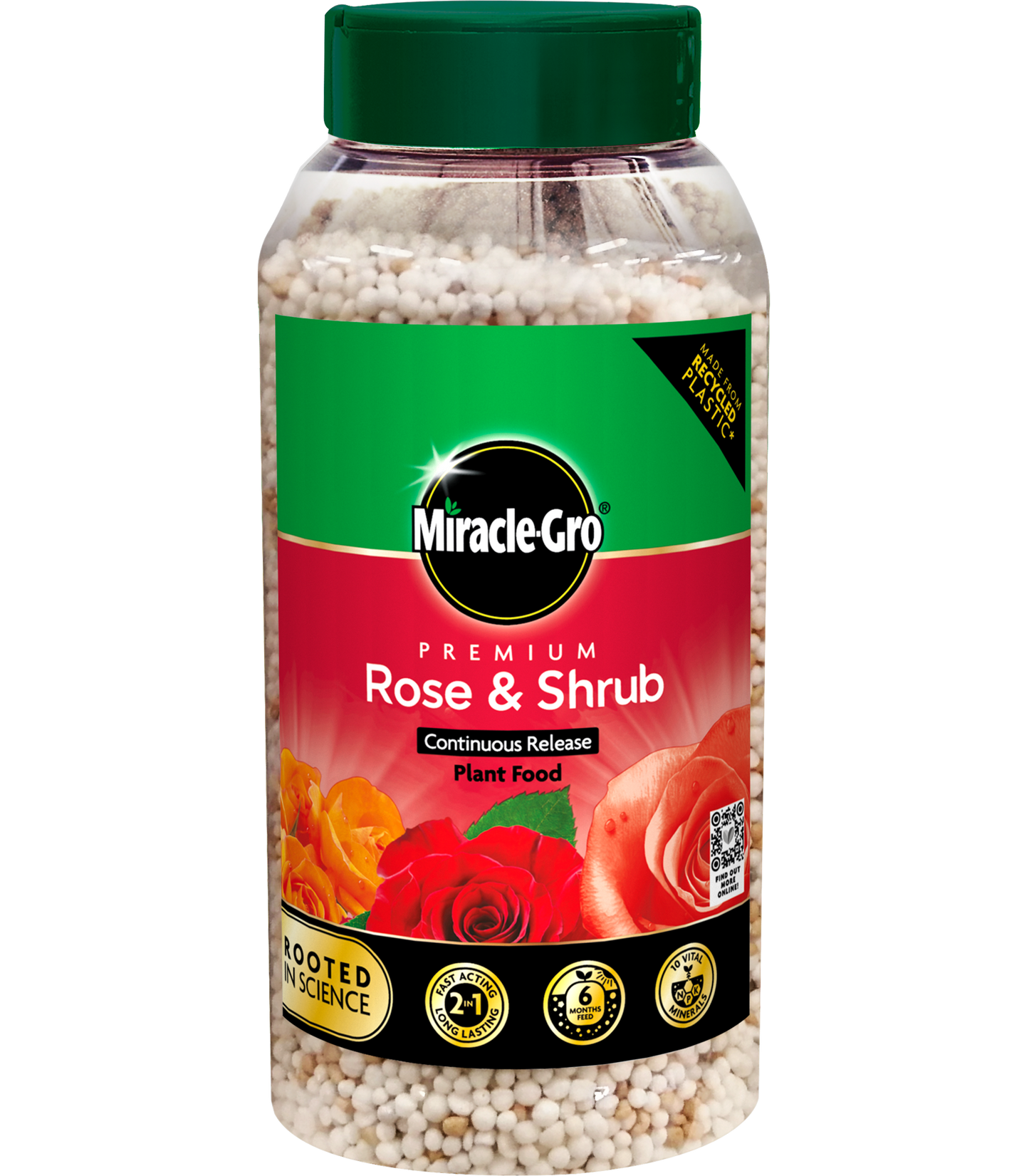 Miracle-Gro Premium Rose & Shrub Continuous Release Plant Food 900g