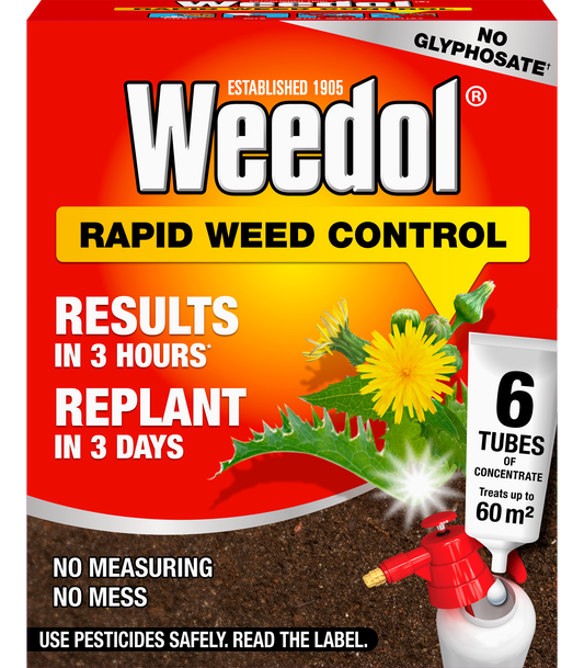 Weedol Rapid Weed Control Concentrate 6 Tubes