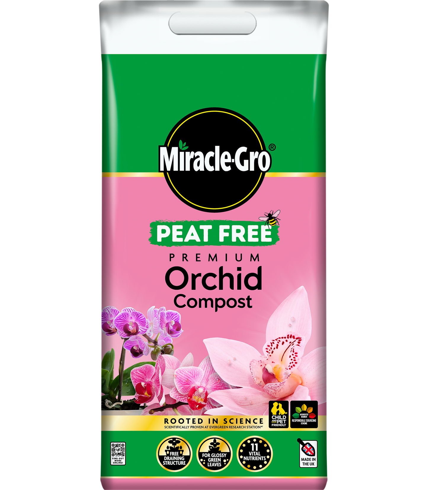 Miracle Gro Premium Peat Free Orchid Compost 10L