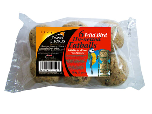 Dawn Chorus Wild Bird Fatballs 6 Pack