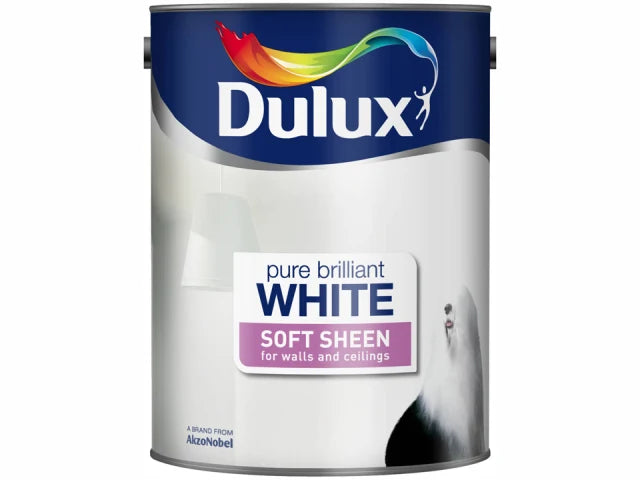 Dulux Soft Sheen Pure Brilliant White 5L