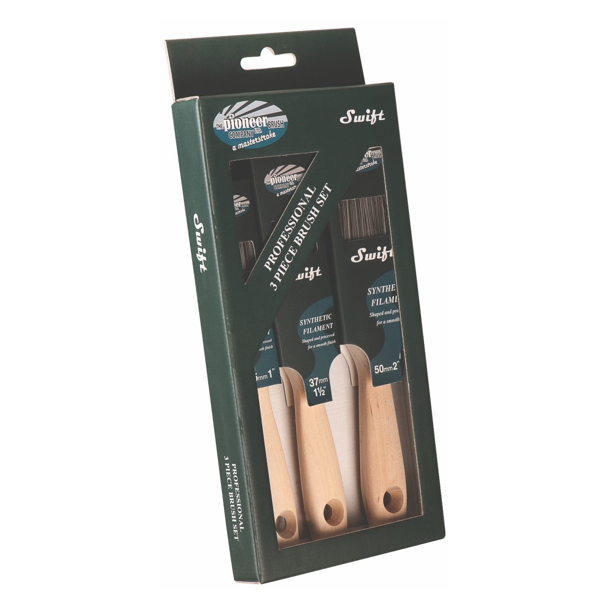 Pioneer Swift 3 Piece Paint Brush Set