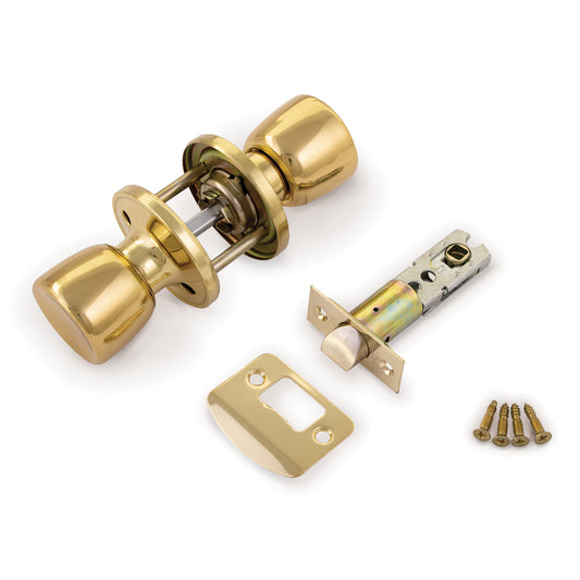 Era Brass Standard Knob & Latch Set