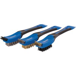 Draper 17186 3 Piece Mini Wire Brush Set