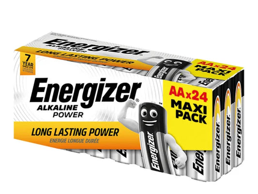 Energizer Alkaline Power AA Battery 24 Pack