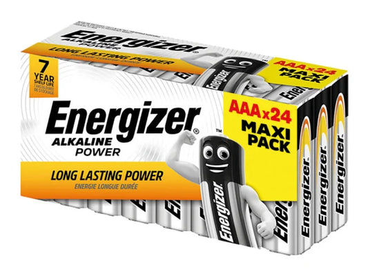 Energizer Alkaline Power AAA Battery 24 Pack