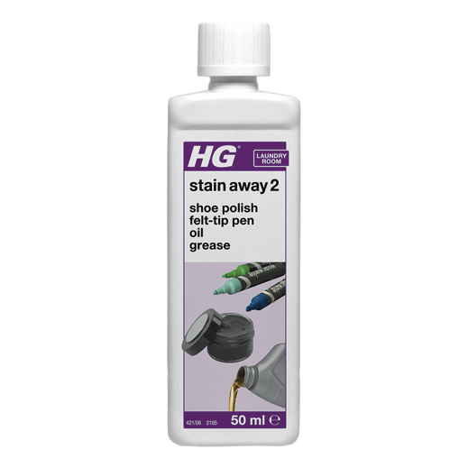 HG Stain Away 2 for Shoe Polish, Felt-Tip Pen, Oil & Grease