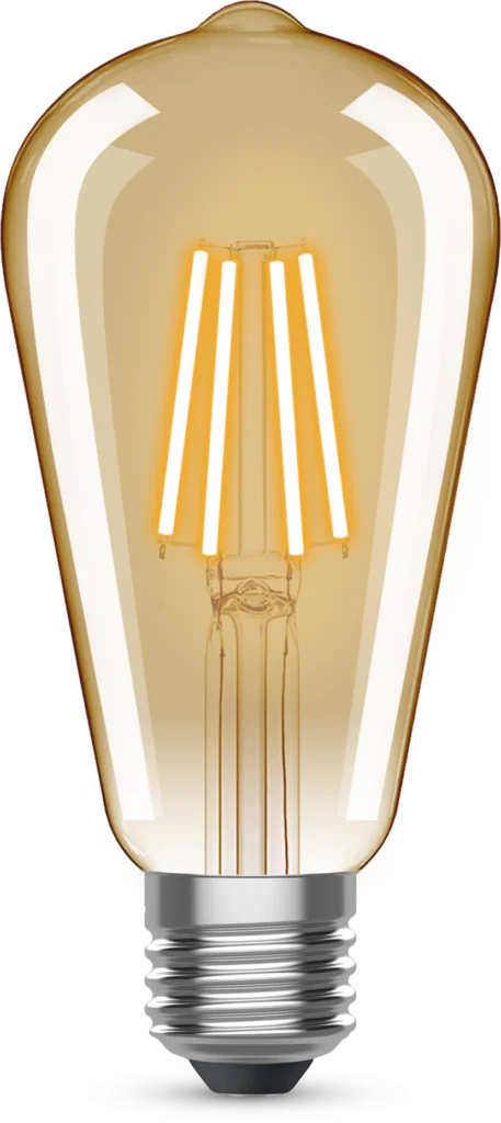 Kosnic Vintage Filament ST64 ES 40W Gold Antique Bulb