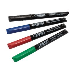 Draper 20943 Permanent Markers 4 Pack