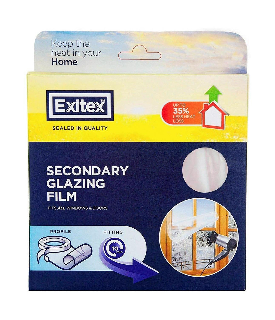 Exitex Secondary Glazing Film 4.5sqm