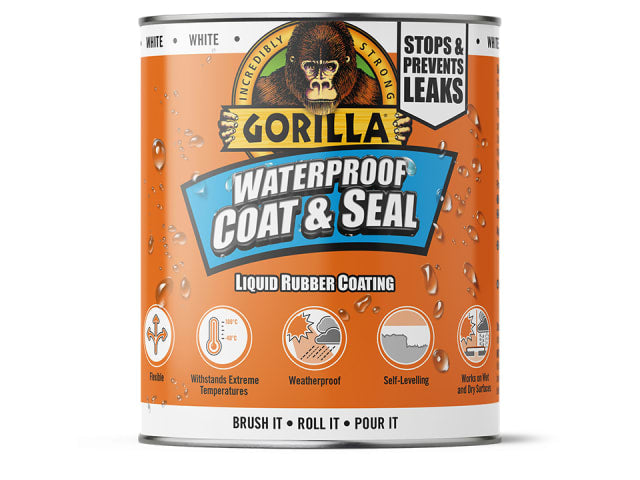 Gorilla Waterproof Coat & Seal White 473ml