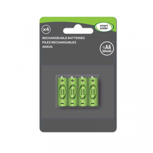 Smart Solar 2/3 AA Rechargeable Batteries 4 Pack