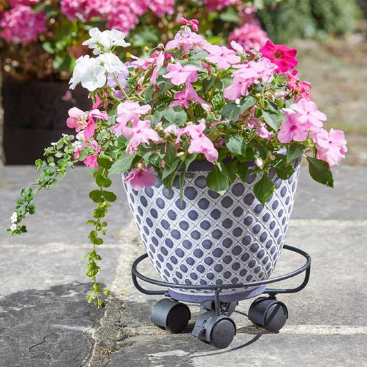 Smart Garden 25cm Elegance Pot Caddy Black