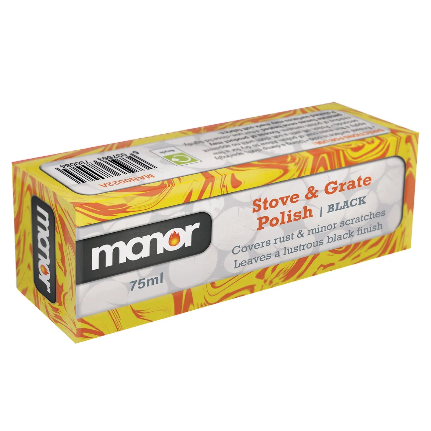 Manor Stove & Grate Polish Black 75ml