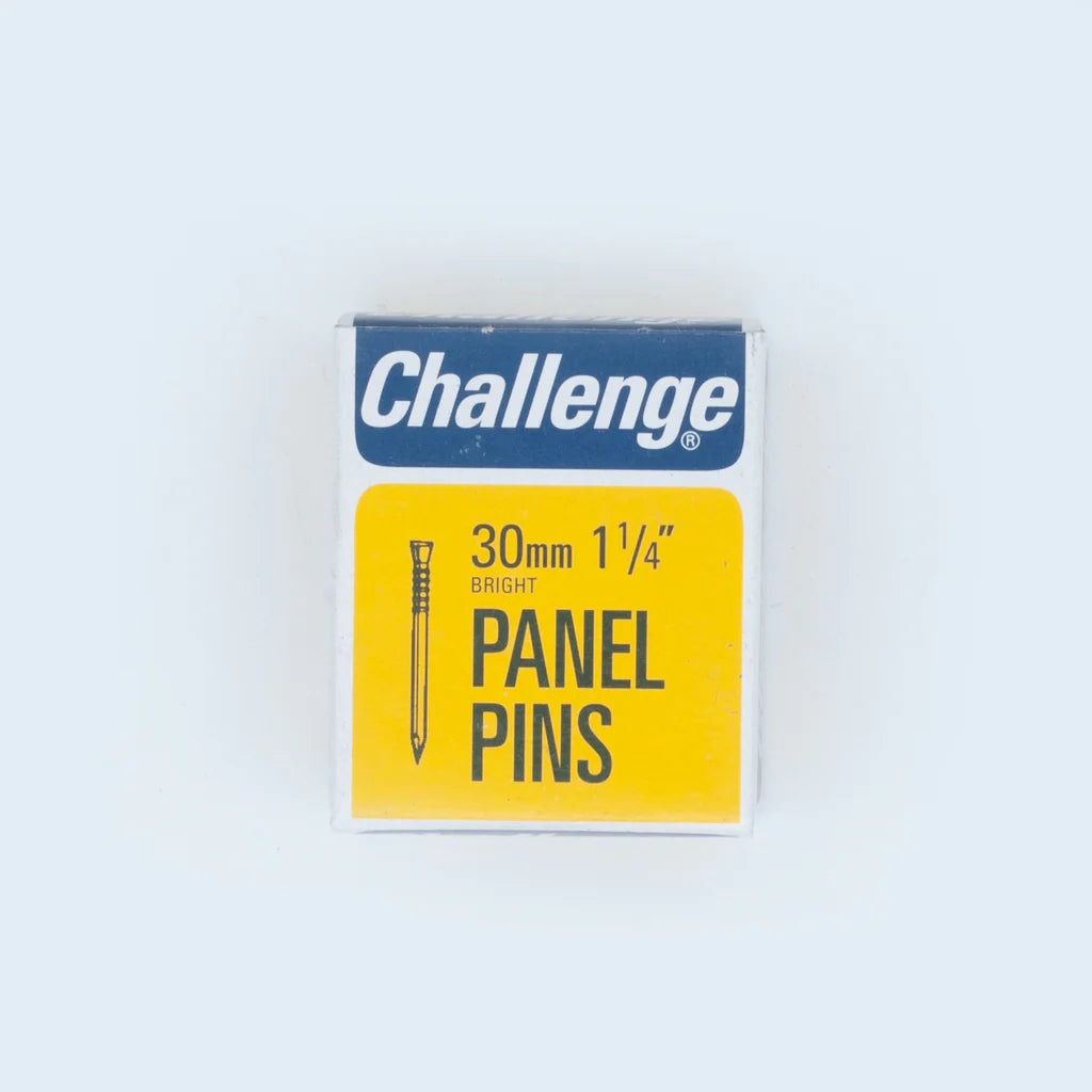 Challenge 30mm Bright Panel Pins 40g