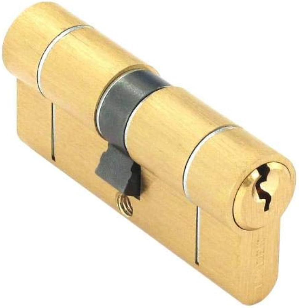 Sterling 6 Pin Euro Cylinder Lock Snap Safe 40 x 60 Brass