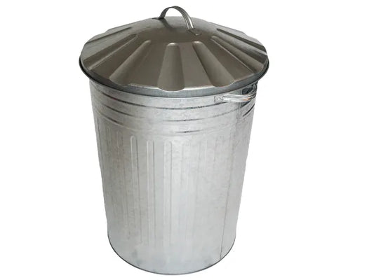 Apollo 80L Galvanised Dust Bin