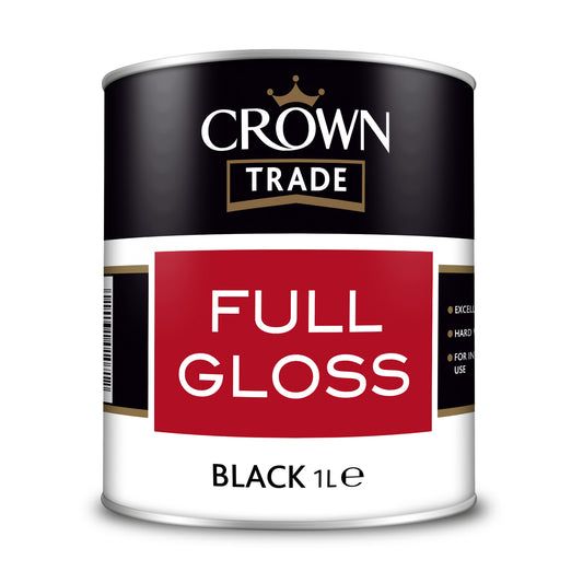 Crown Trade Full Gloss Black 1L