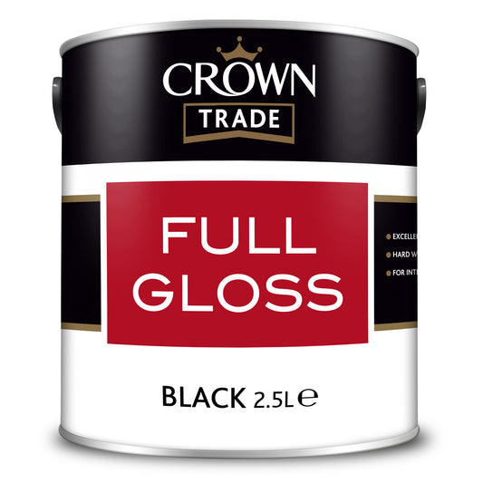 Crown Trade Full Gloss Black 2.5L