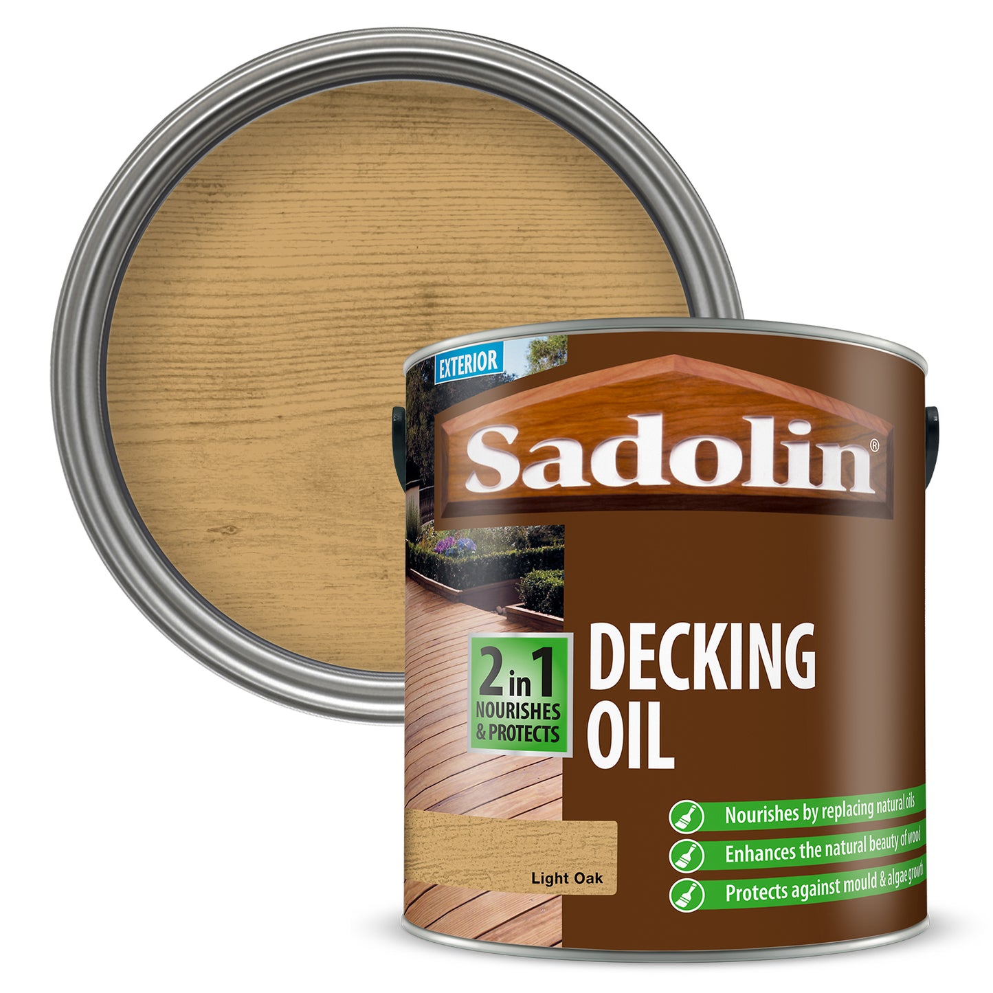 Sadolin 2 in 1 Decking Oil 2.5L