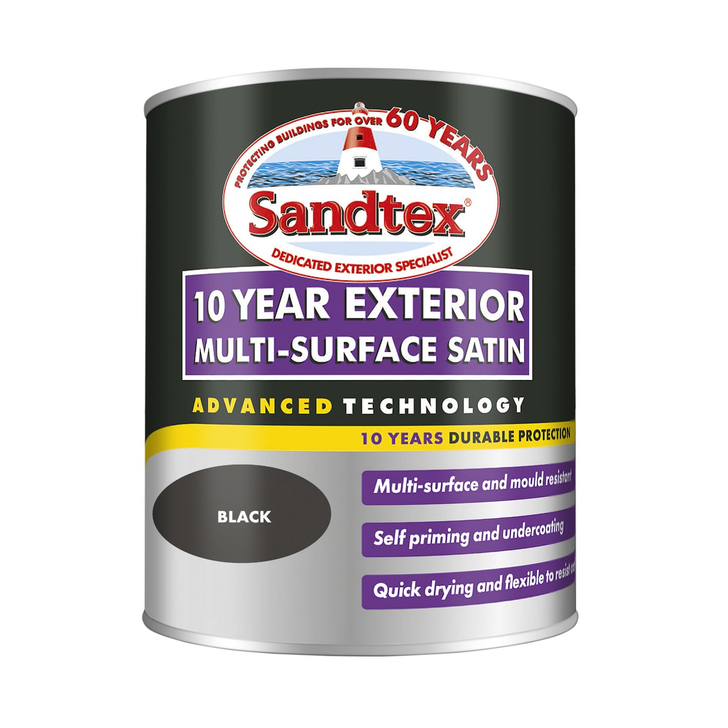 Sandtex 10 Year Satin Multi Surface Paint