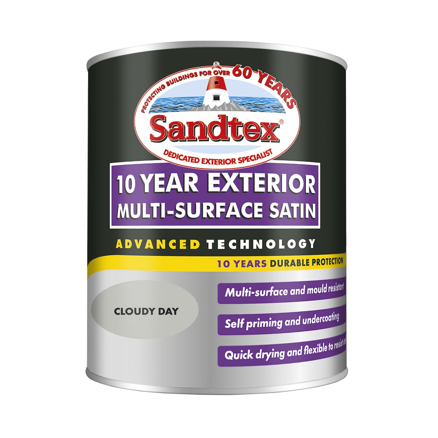 Sandtex 10 Year Satin Multi Surface Paint