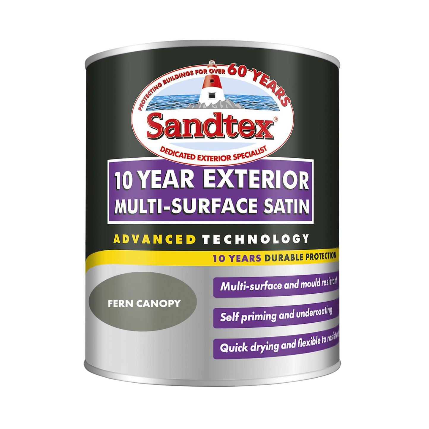 Sandtex 10 Year Satin Multi Surface Paint