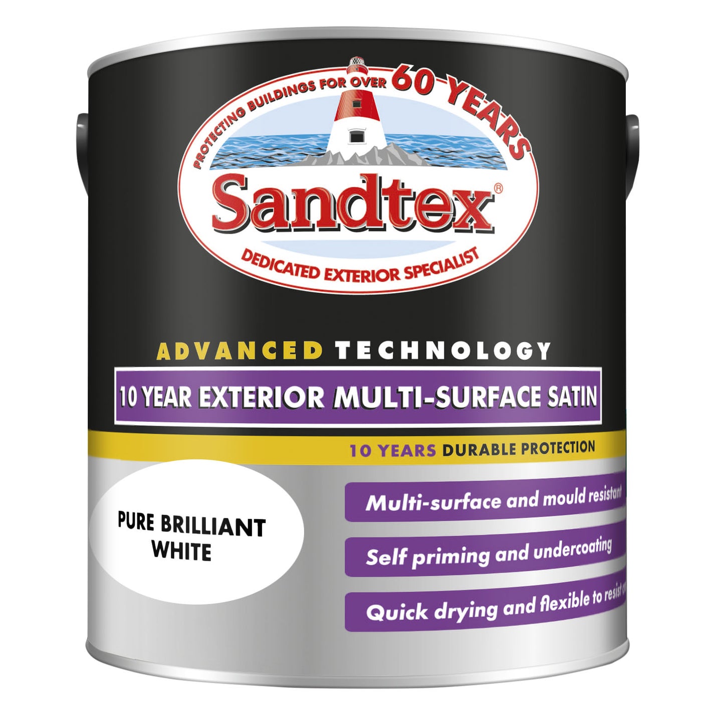 Sandtex 10 Year Satin Multi Surface Paint