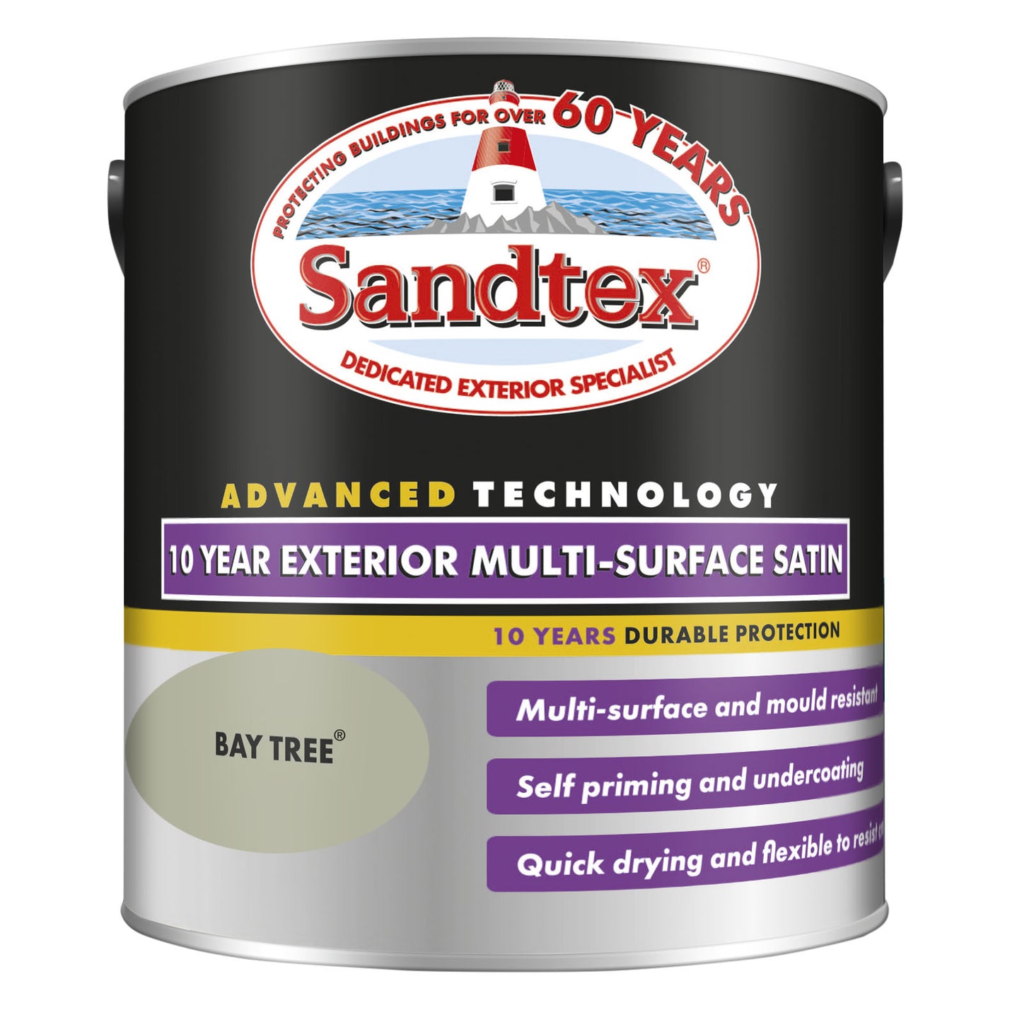 Sandtex 10 Year Satin Multi Surface Paint