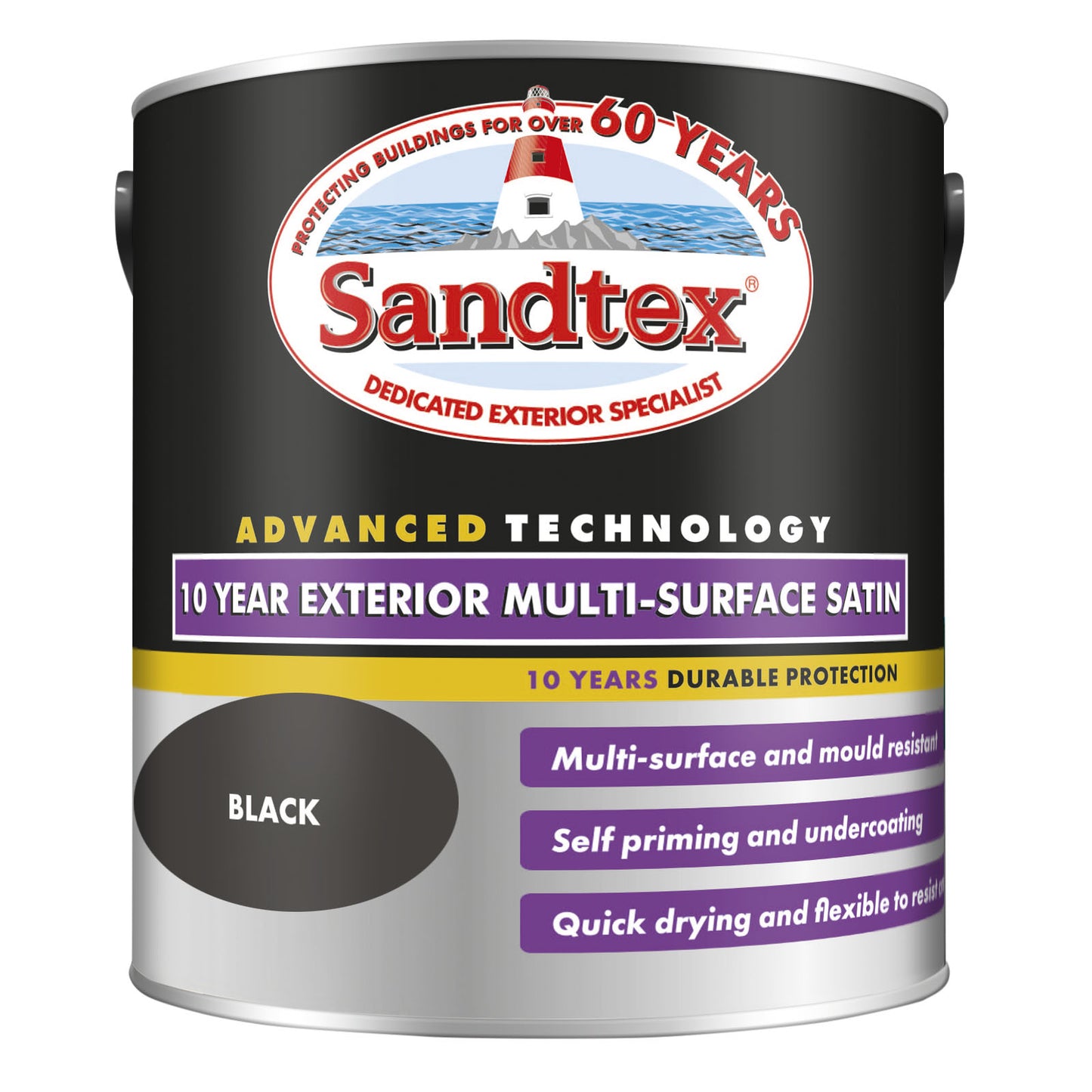 Sandtex 10 Year Satin Multi Surface Paint