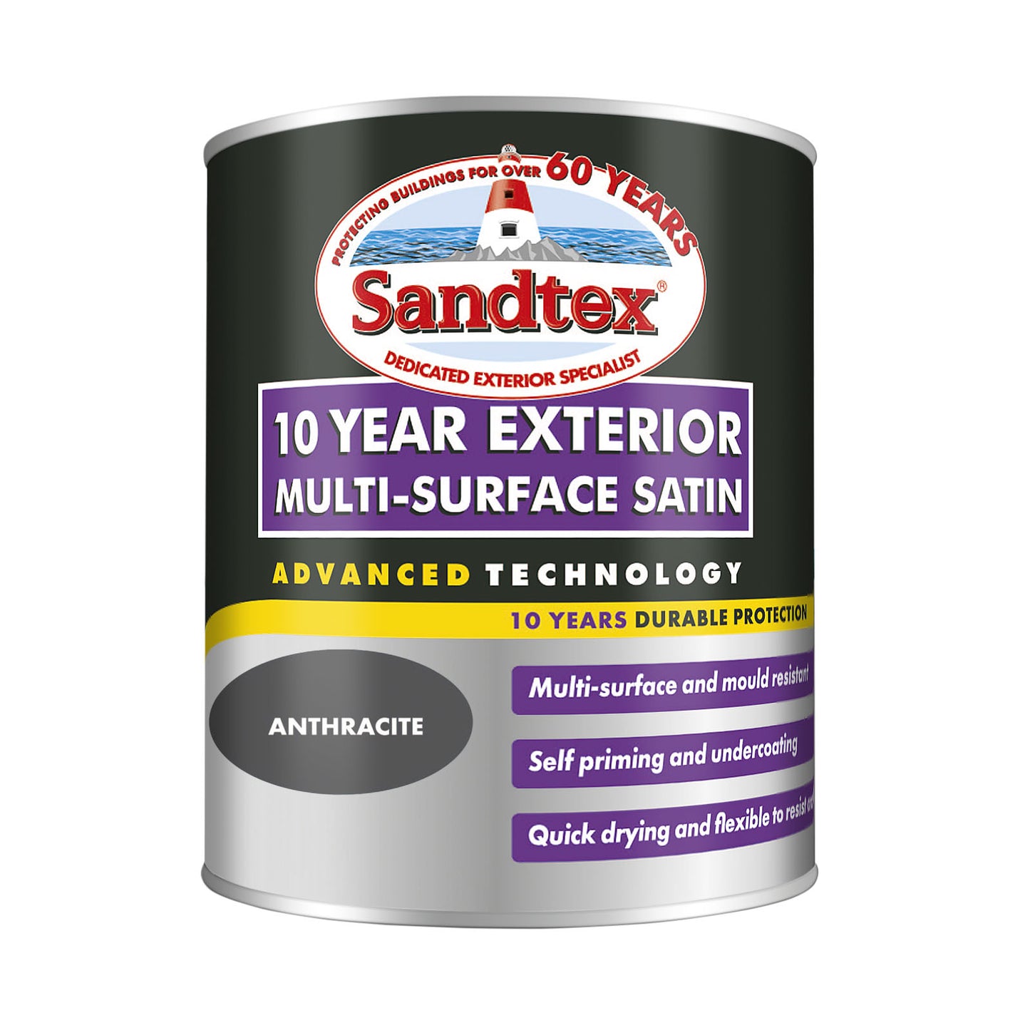 Sandtex 10 Year Satin Multi Surface Paint