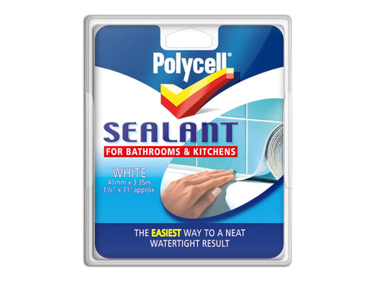 Polycell Sealant White 41mm x 3.35m