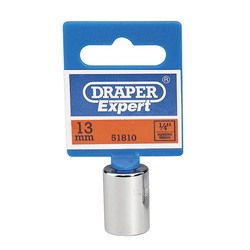 Draper 51810 13mm 1/4" SQ. DR. Hi-Torq 6 Point Socket