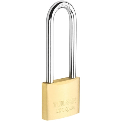 Tolsen 55109 40mm Long Shackle Brass Padlock