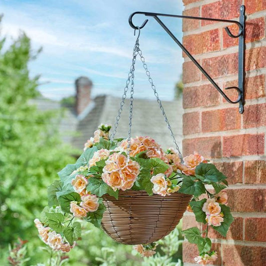 Smart Garden Regal Artificial Hanging Basket Begonia Blooms