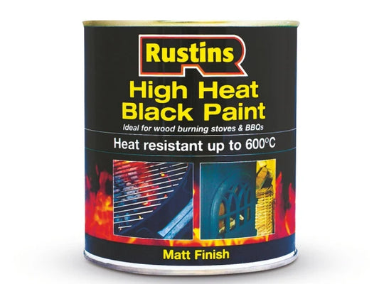 Rustins High Heat Black Paint