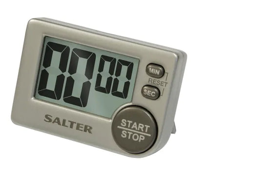 Salter Big Button Silver Electric Timer