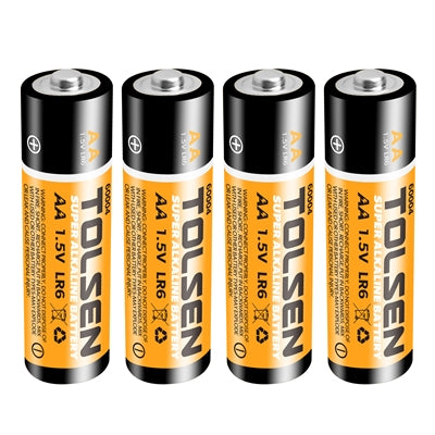 Tolsen Super Alkaline AA Battery 4 Pack