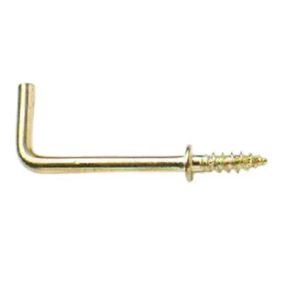 StarPack Brass Dresser Hooks 25mm 15 Pack