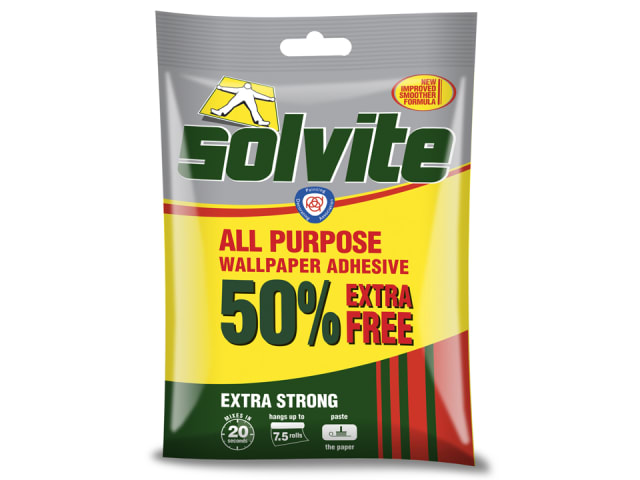 Solvite All Purpose Wallpaper Adhesive 7.5 Rolls