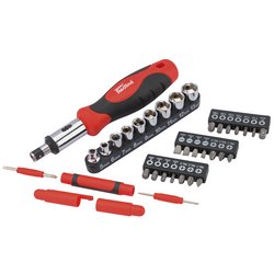 Draper 68960 Redline 32 Piece Ratchet Screwdriver Socket & Bit Set