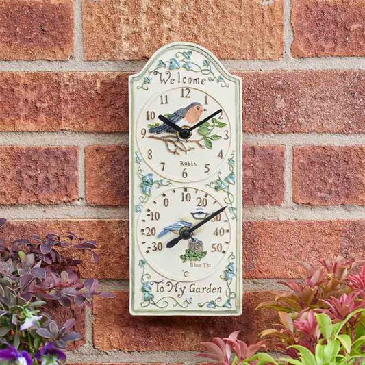 Smart Garden Birdberry Home & Garden Wall Clock & Thermometer